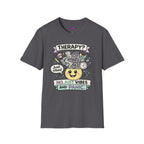 "Therapy? No. Just Vibes and Panic" T-Shirt