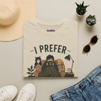 "I Prefer Animals. They Don't Ask Questions." Cozy at Home with Pets T-Shirt