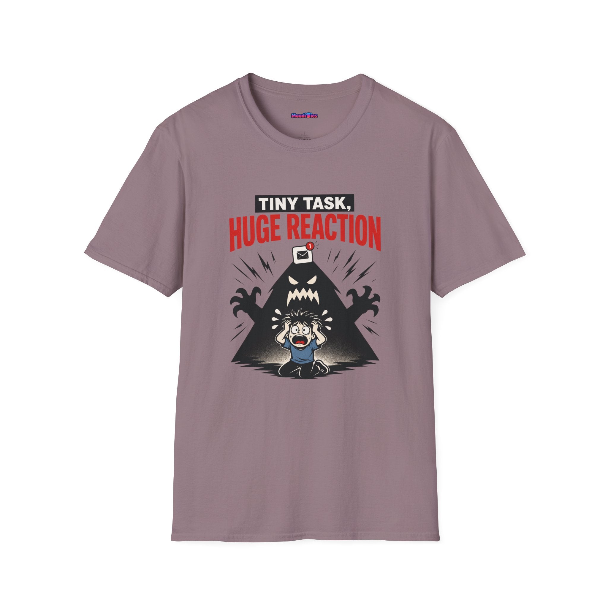 "Tiny Task, Huge Reaction" E-Mail Monster T-Shirt