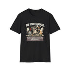 "My Spirit Animal: Raccoon (Making Questionable Decisions)" T-Shirt