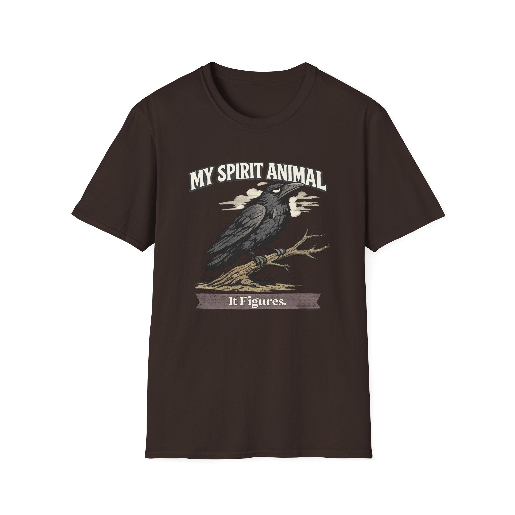 "My Spirit Animal: Raven (It Figures)" T-Shirt