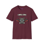 "I Will Cry" Kawaii Baby Bat T-Shirt