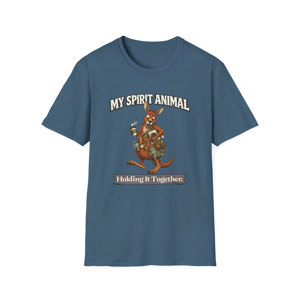 "My Spirit Animal: Kangaroo (Holding It Together)" T-Shirt