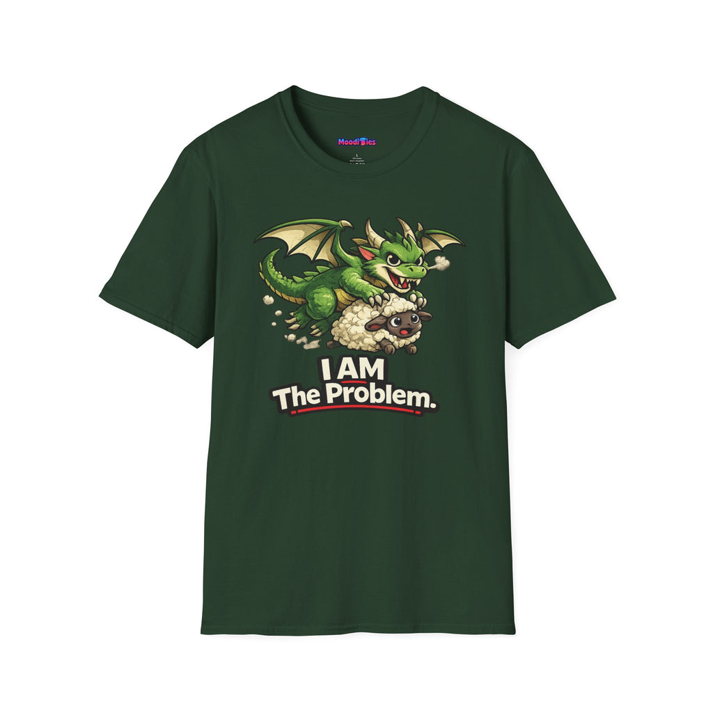 "I AM The Problem" Dragon Stealing Sheep T-Shirt