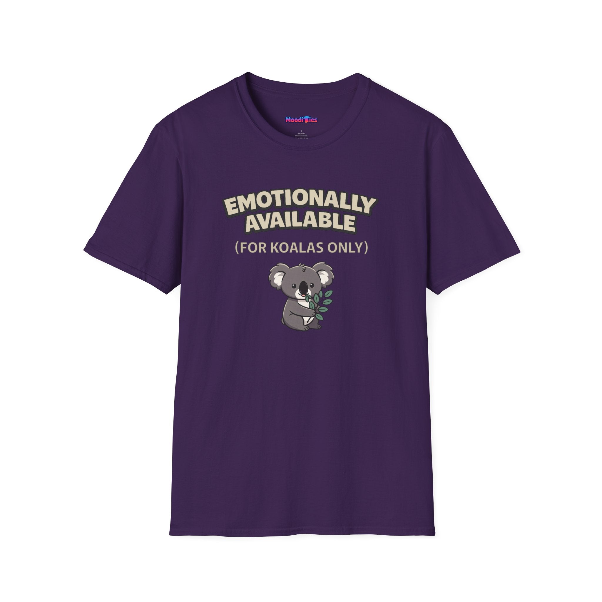 “Emotionally Available (For Koalas Only)” Cute Koala T-Shirt
