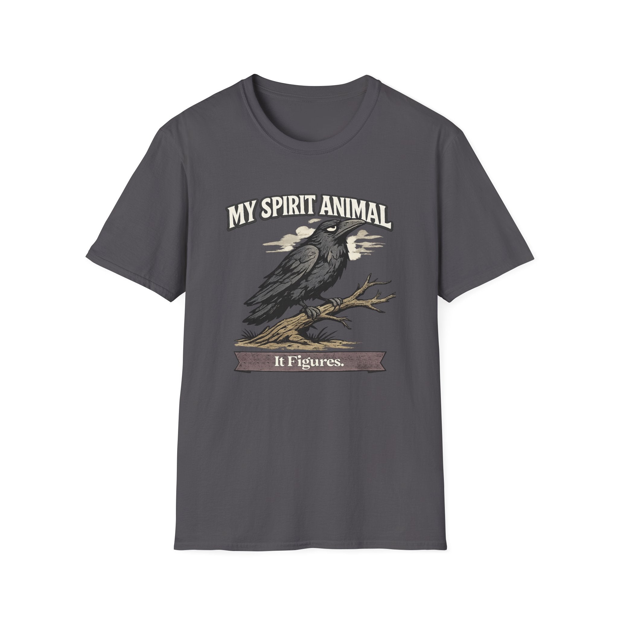 "My Spirit Animal: Raven (It Figures)" T-Shirt