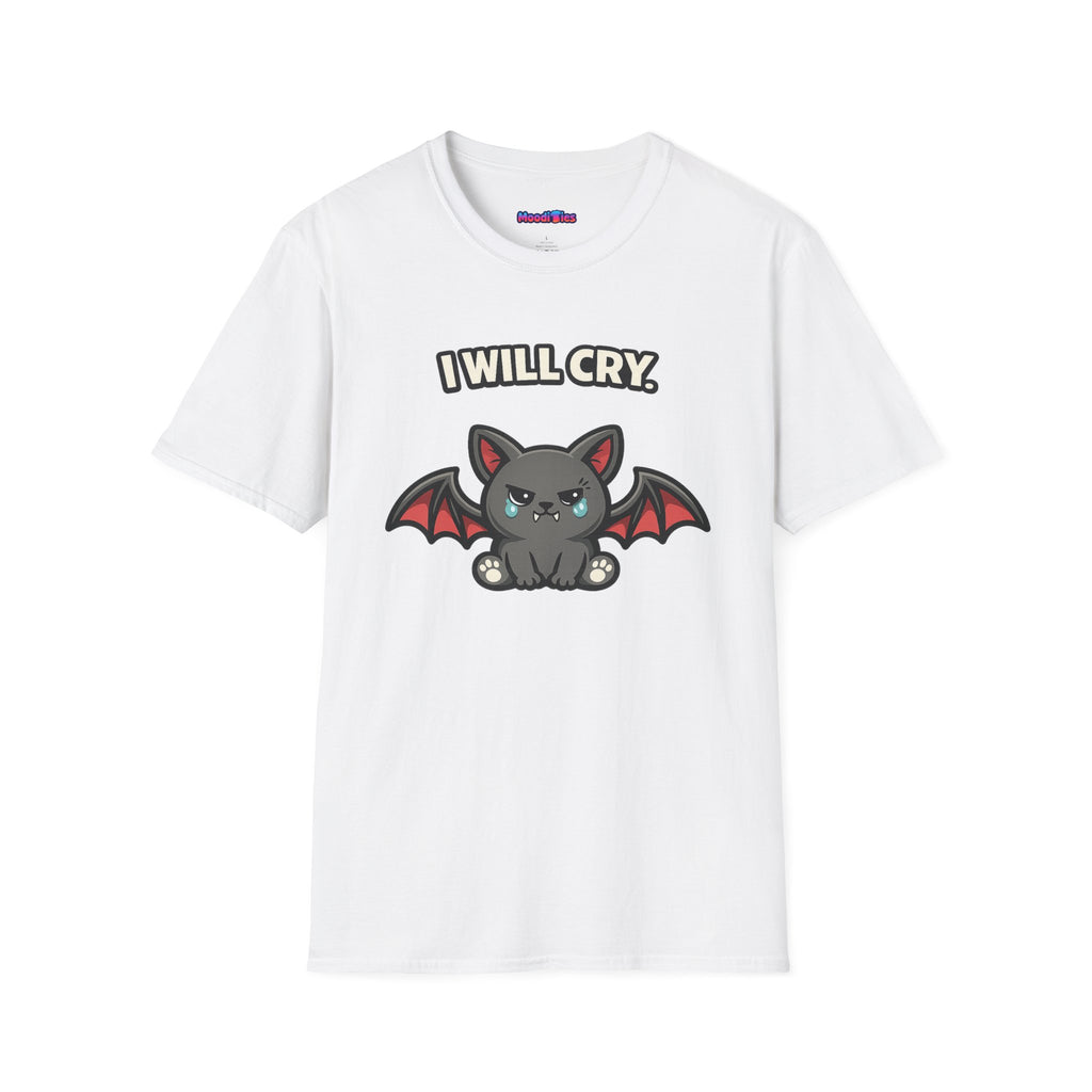 "I Will Cry" Kawaii Baby Bat T-Shirt