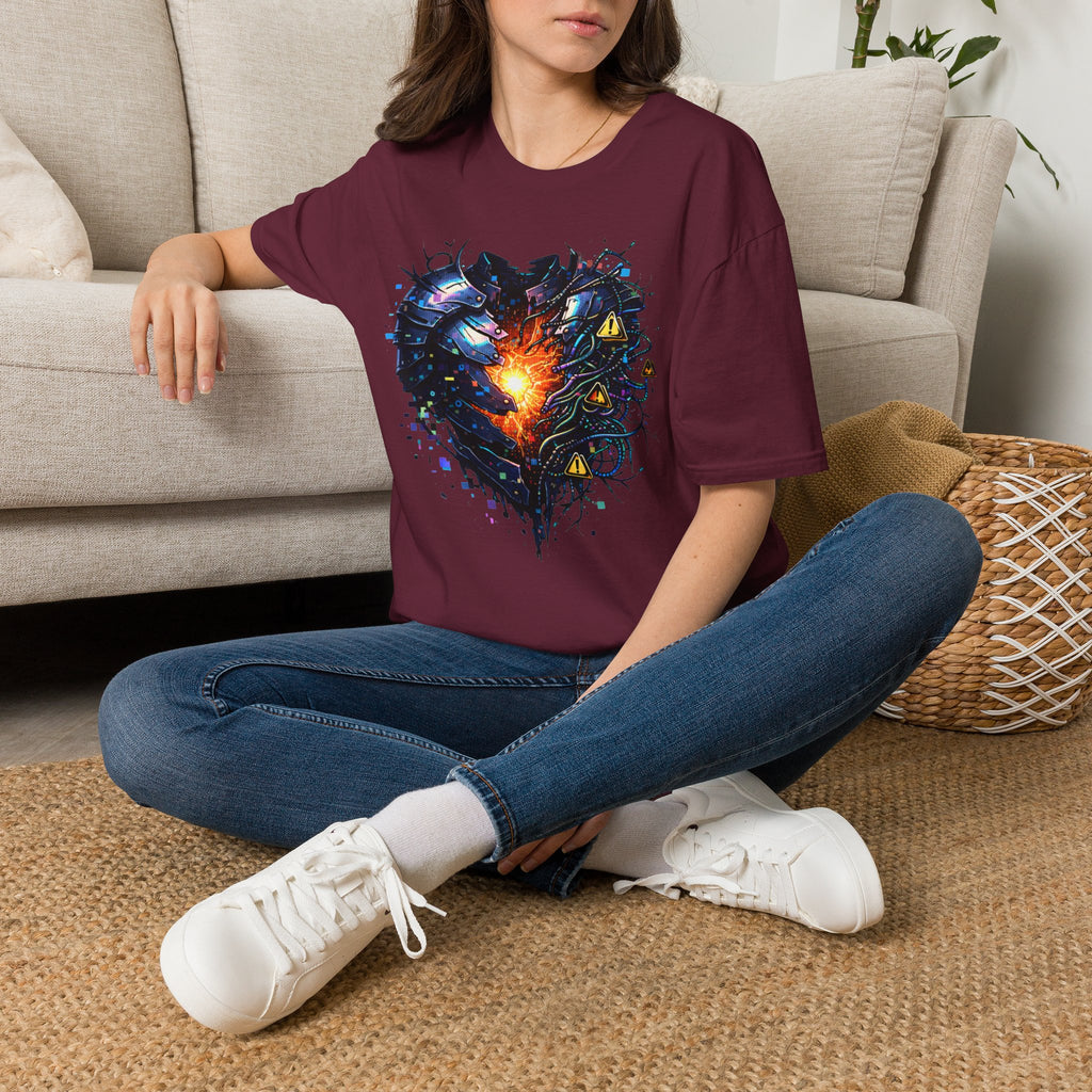 Glowing Core in Suit of Armor T-Shirt