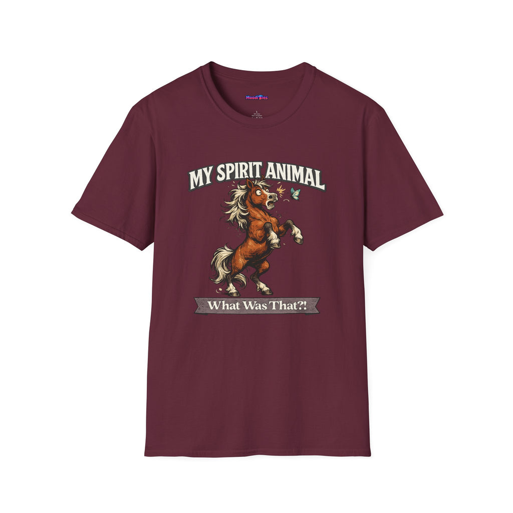 "My Spirit Animal: Horse (What Was That?!)" T-Shirt
