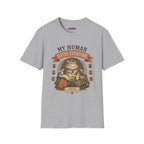 "My Human Hates Everyone." Smug Fat Cat T-Shirt