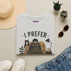 "I Prefer Animals. They Don't Ask Questions." Cozy at Home with Pets T-Shirt