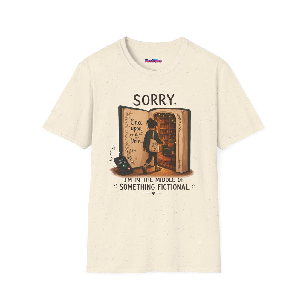 "Sorry. I'm In the Middle of Something Fictional." Book Portal T-Shirt