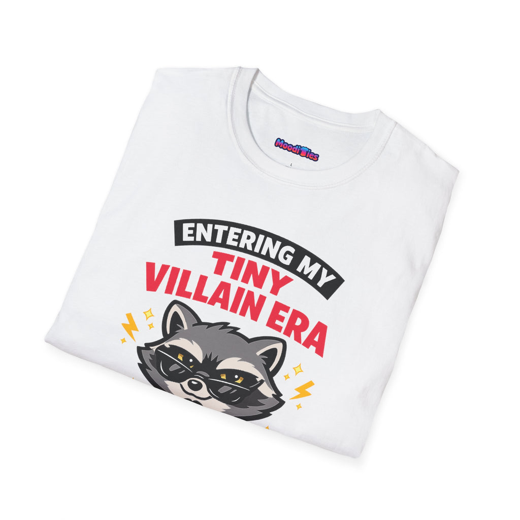 "Entering My Tiny Villain Era" Naughty Raccoon T-Shirt