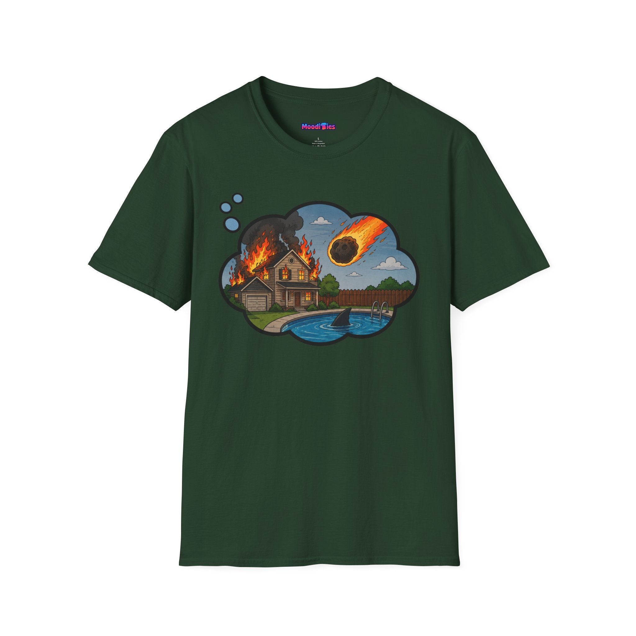 "End of the World" Anxiety Thought Bubble T-Shirt