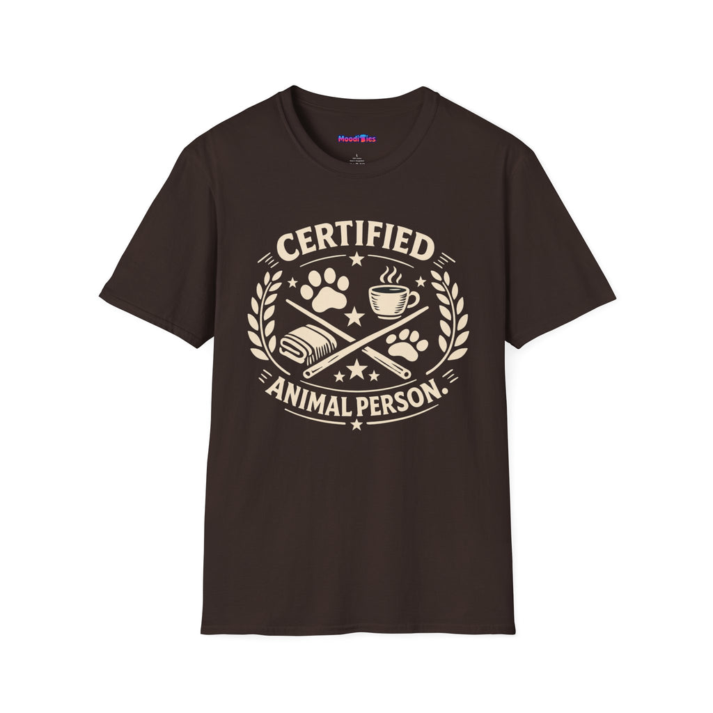 “Certified Animal Person” T-Shirt