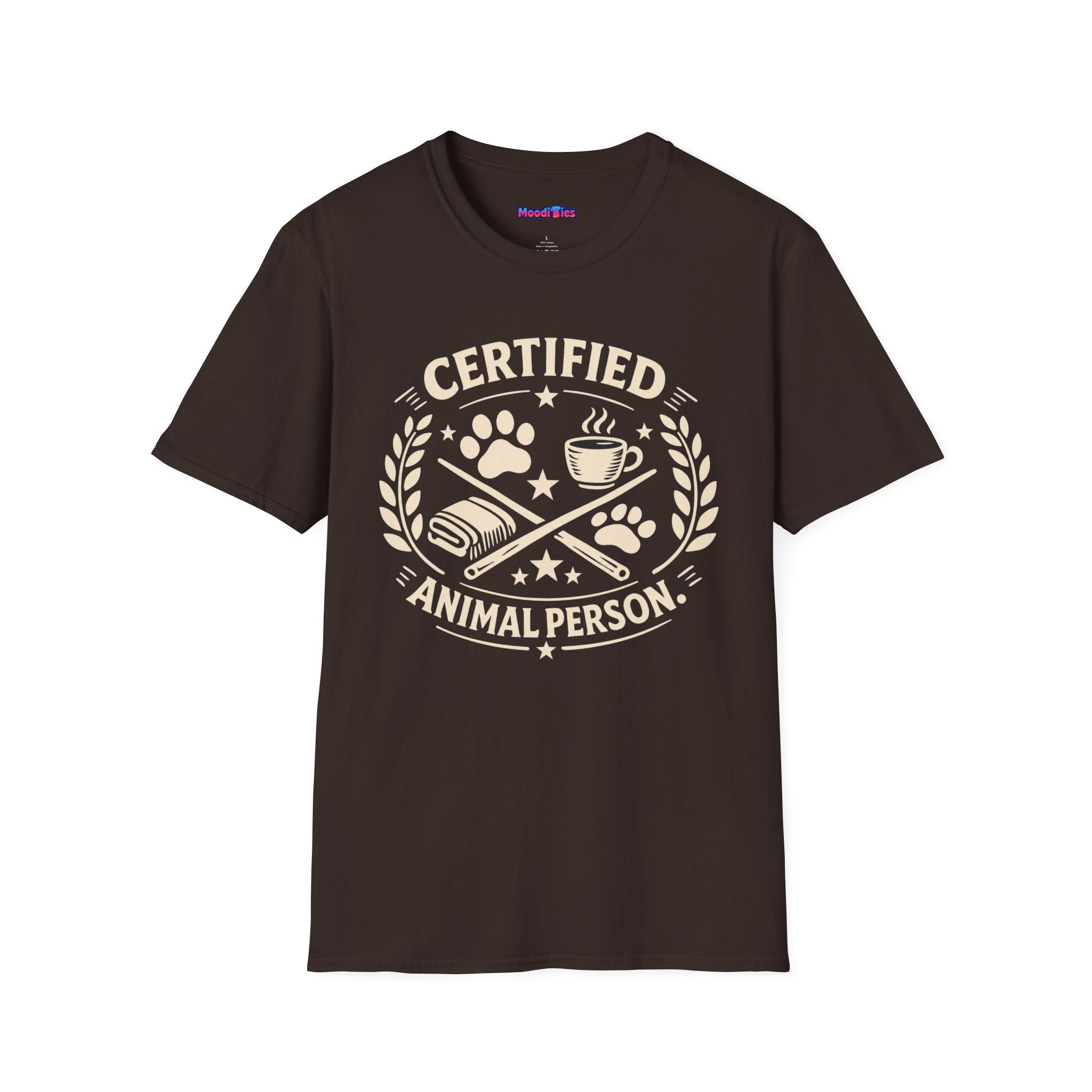 “Certified Animal Person” T-Shirt