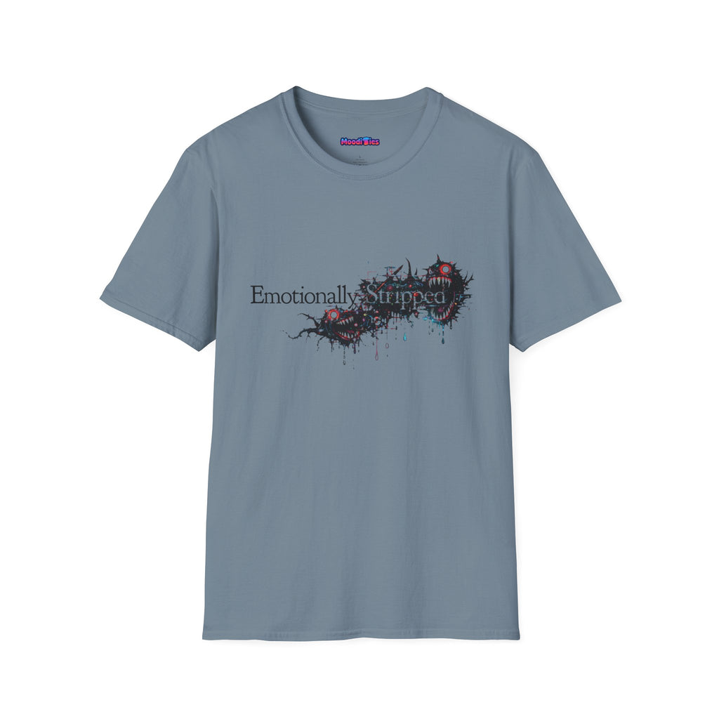 "Emotionally Stripped" Grunge Graphic T-Shirt