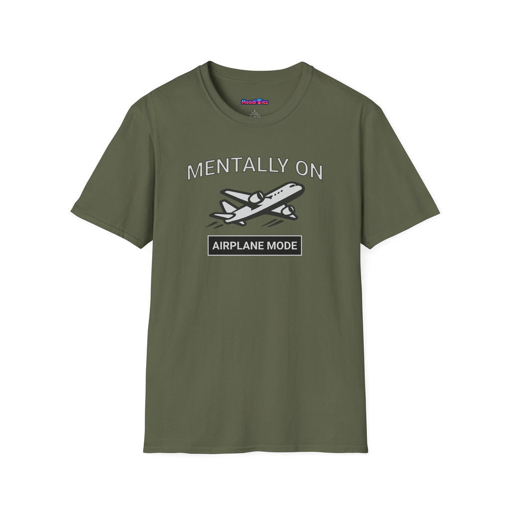 "Mentally on Airplane Mode" T-Shirt