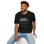 "Resting Peace Face" Definition T-Shirt