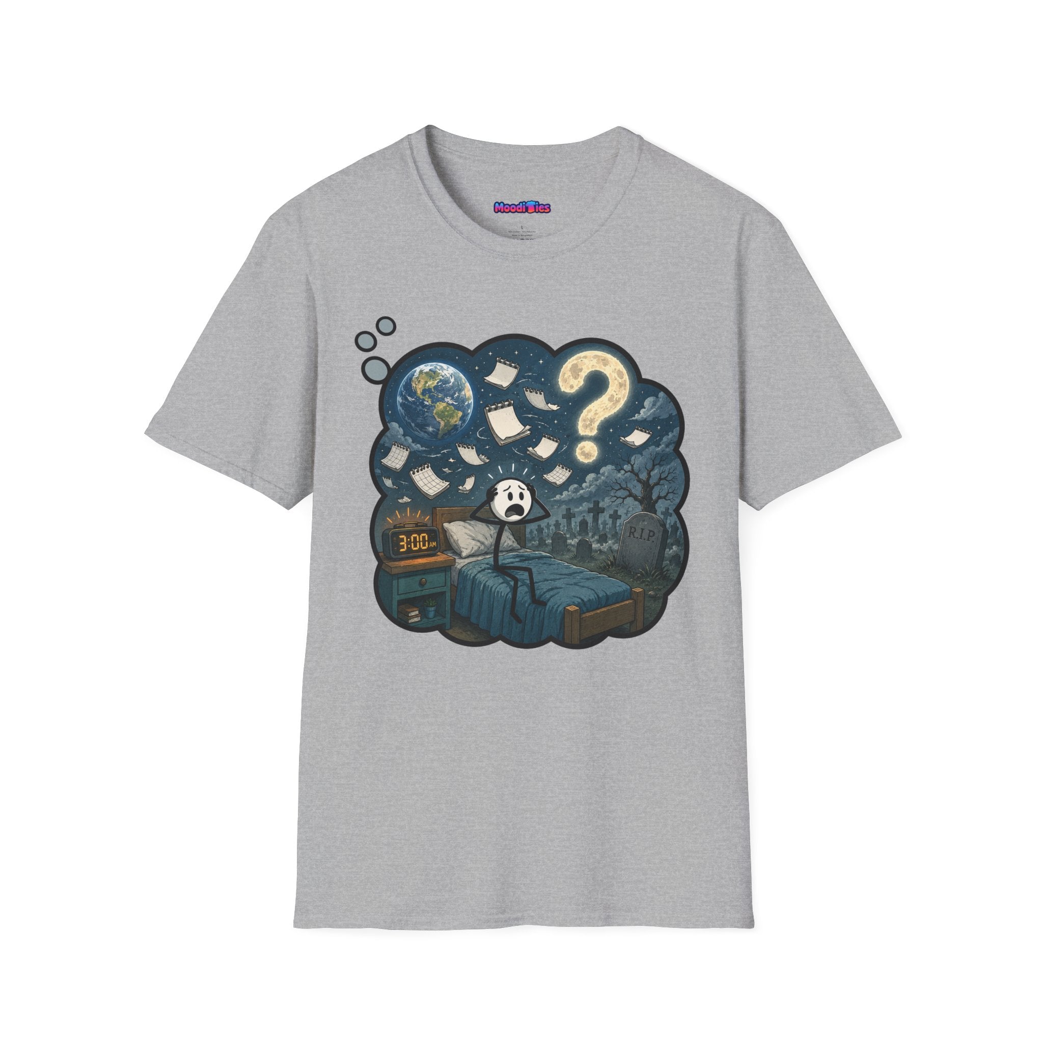 3 A.M. Anxiety Thought Bubble T-Shirt