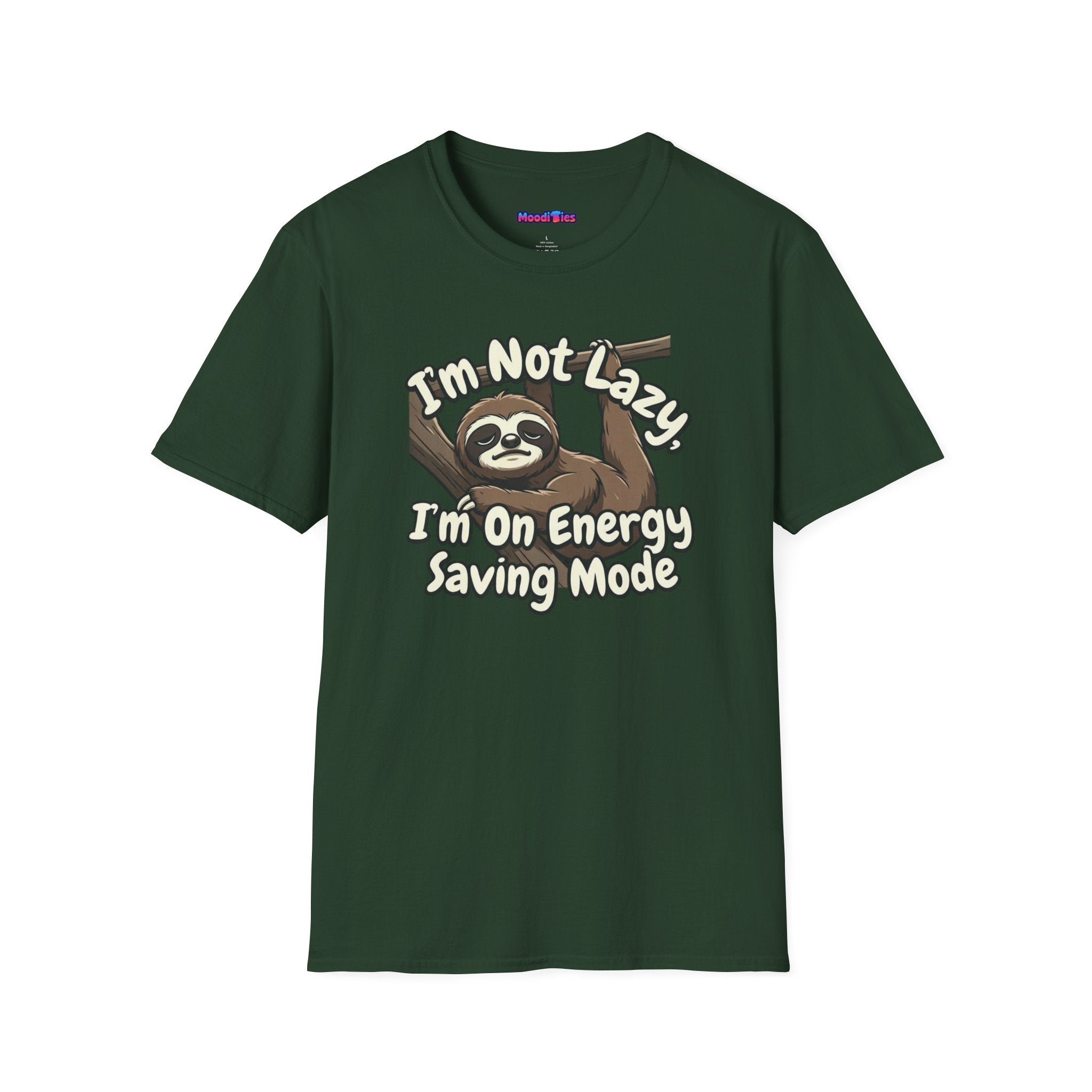 "I'm Not Lazy, I'm On Energy Saving Mode" Sloth T-Shirt