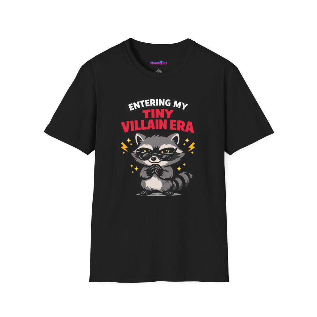 "Entering My Tiny Villain Era" Naughty Raccoon T-Shirt