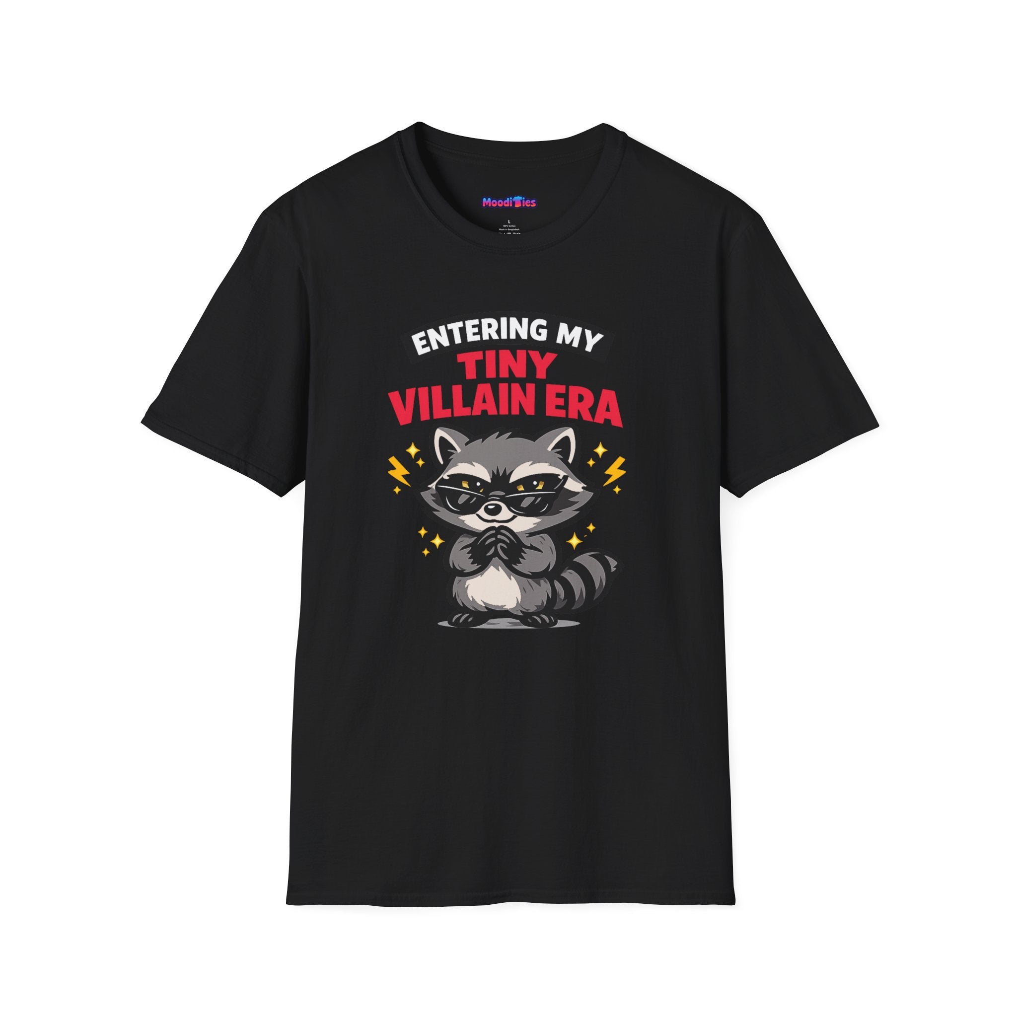 "Entering My Tiny Villain Era" Naughty Raccoon T-Shirt