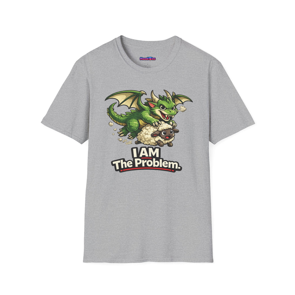 "I AM The Problem" Dragon Stealing Sheep T-Shirt