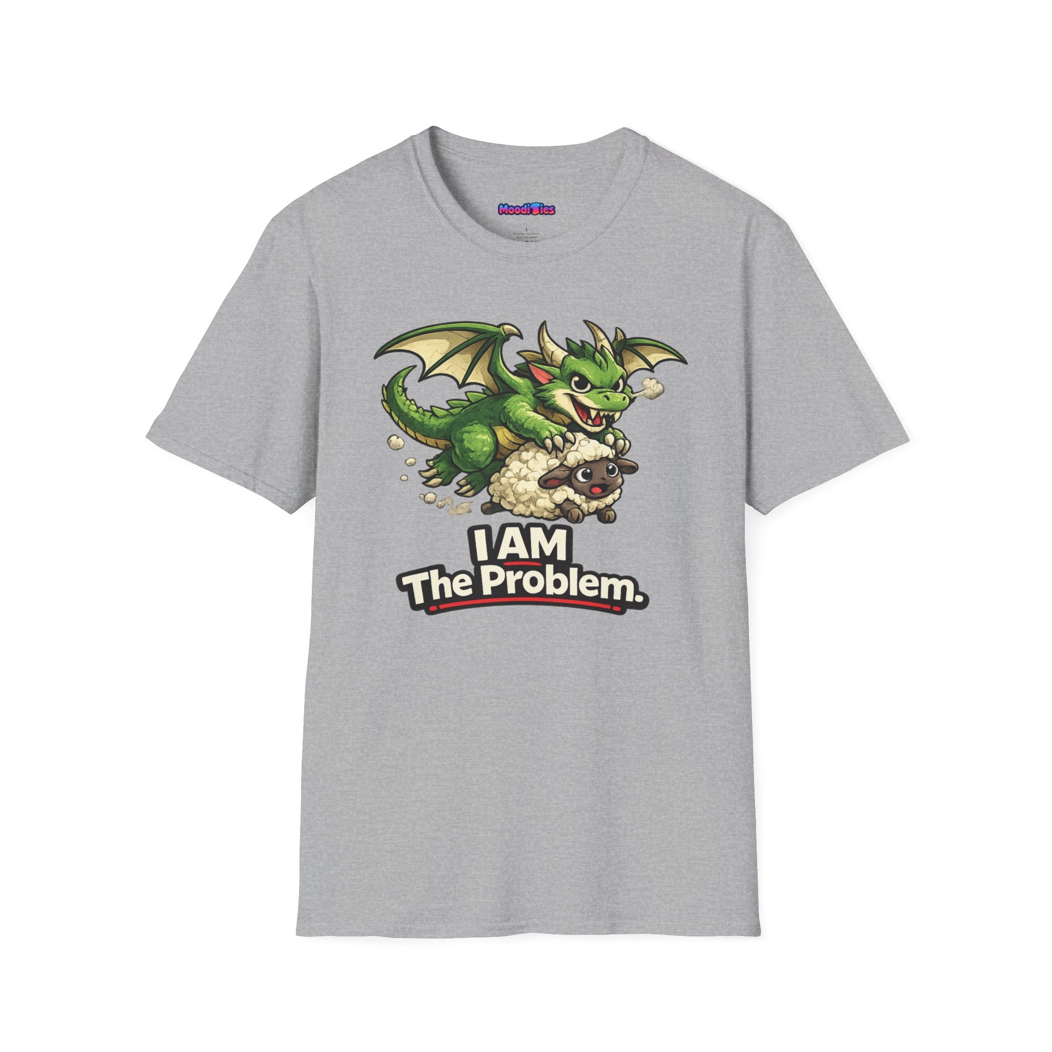 "I AM The Problem" Dragon Stealing Sheep T-Shirt