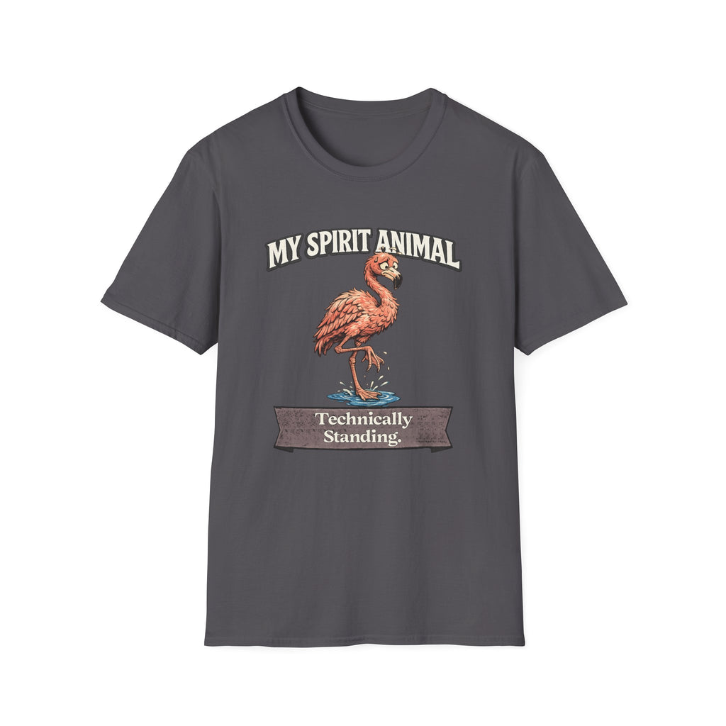 "My Spirit Animal: Flamingo (Technically Standing)" T-Shirt