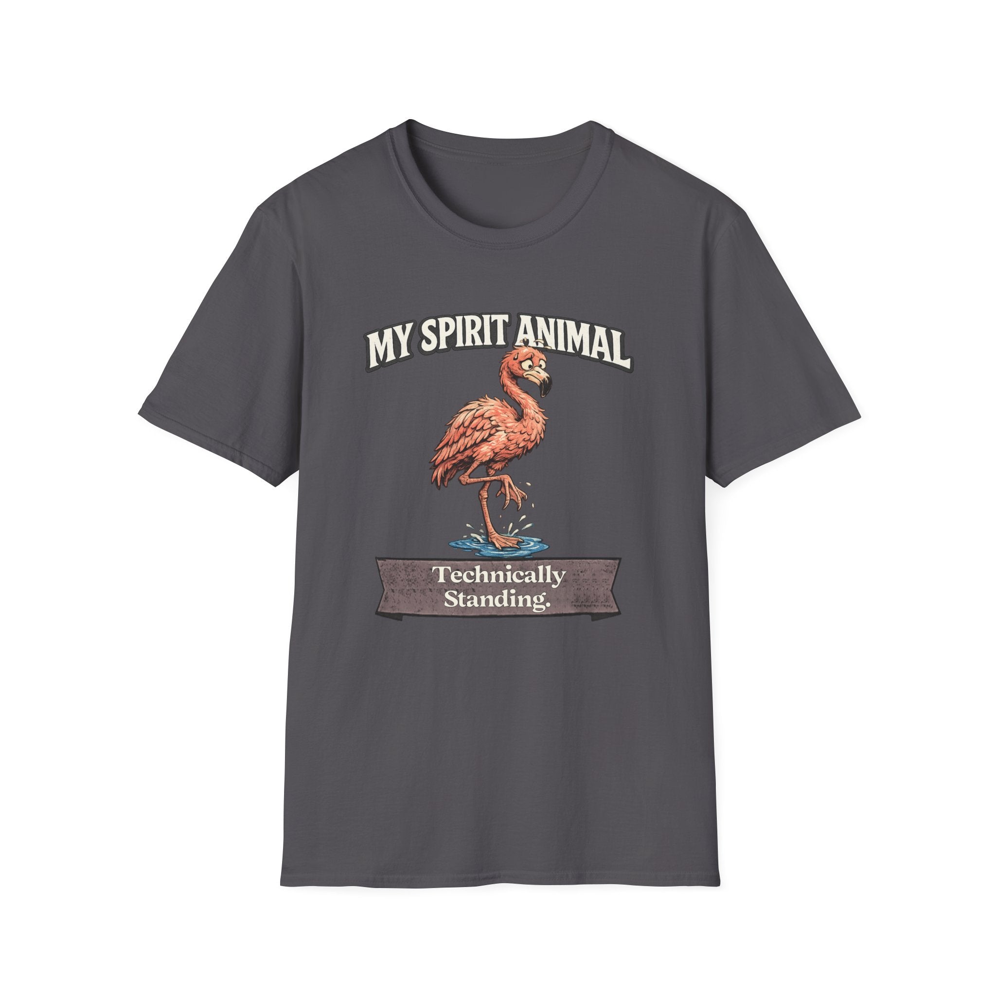 "My Spirit Animal: Flamingo (Technically Standing)" T-Shirt