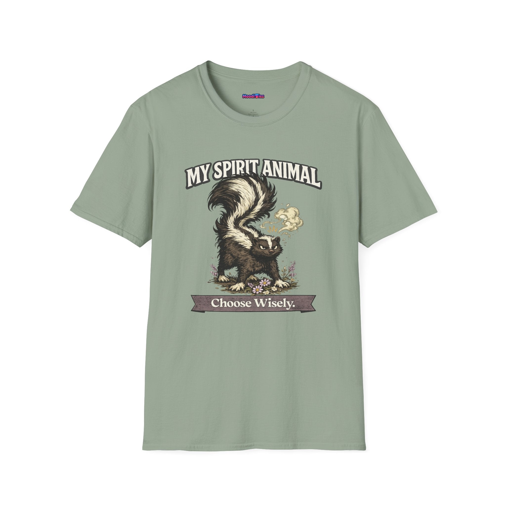 "My Spirit Animal: Skunk (Choose Wisely)" T-Shirt