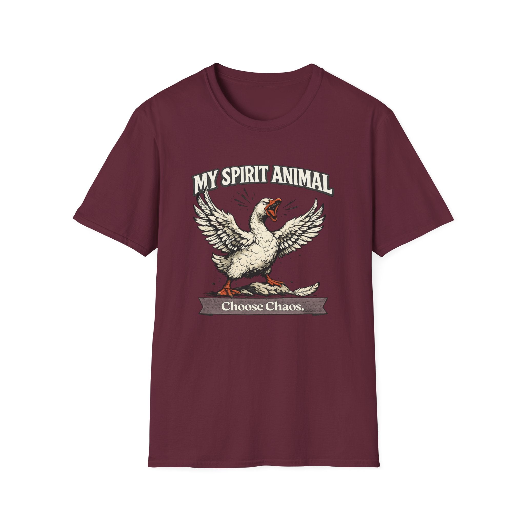 "My Spirit Animal: Goose (Choose Chaos)" T-Shirt
