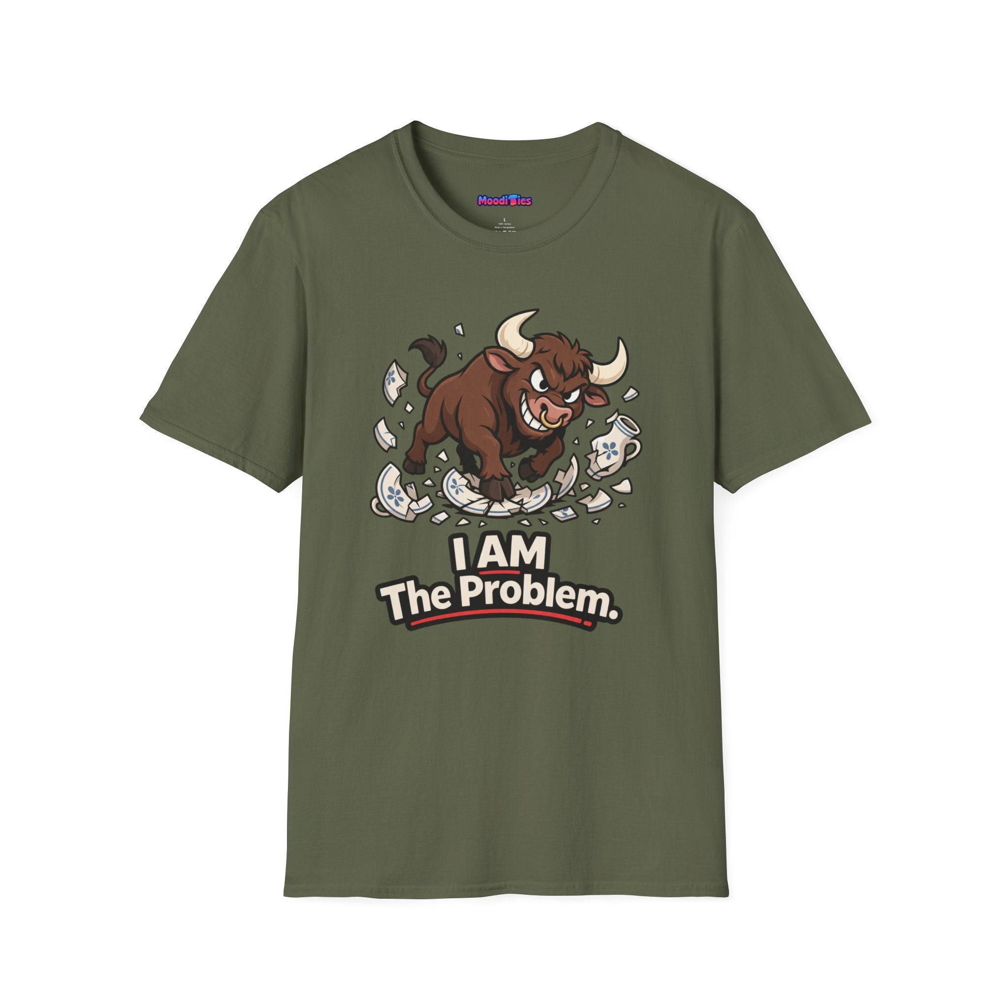 "I AM The Problem" Bull in China Shop T-Shirt