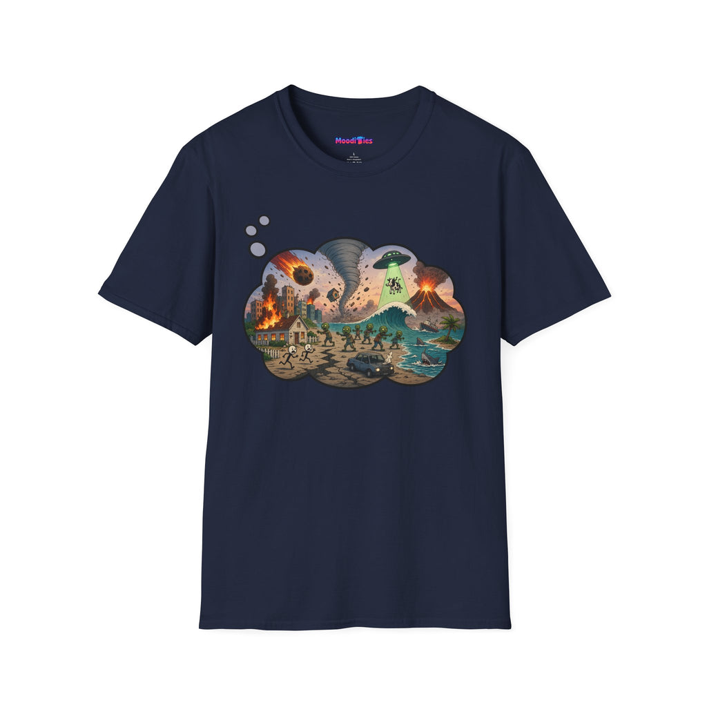 "End of the World, Day 2" Anxiety Thought Bubble T-Shirt