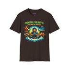 "Mental Health: Leveling Up Slowly" Retro Gamer T-Shirt