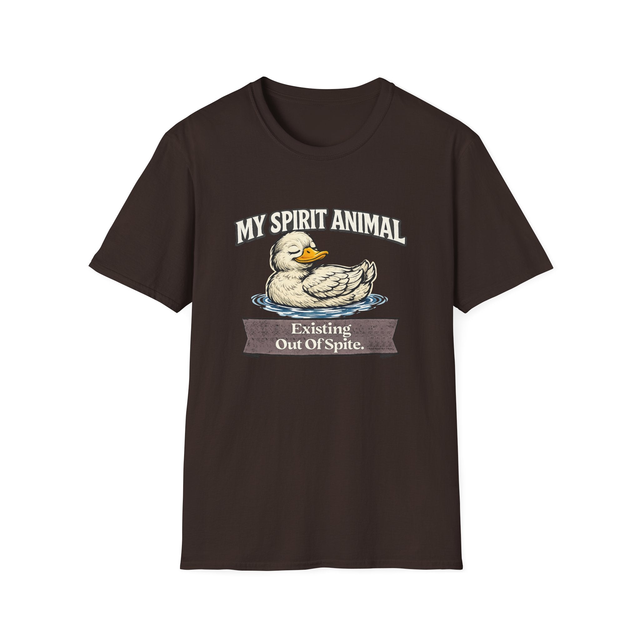 "My Spirit Animal: Duck (Existing Out Of Spite)" T-Shirt
