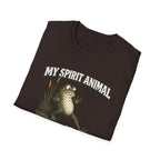 "My Spirit Animal: Frog (Maybe Never)" T-Shirt