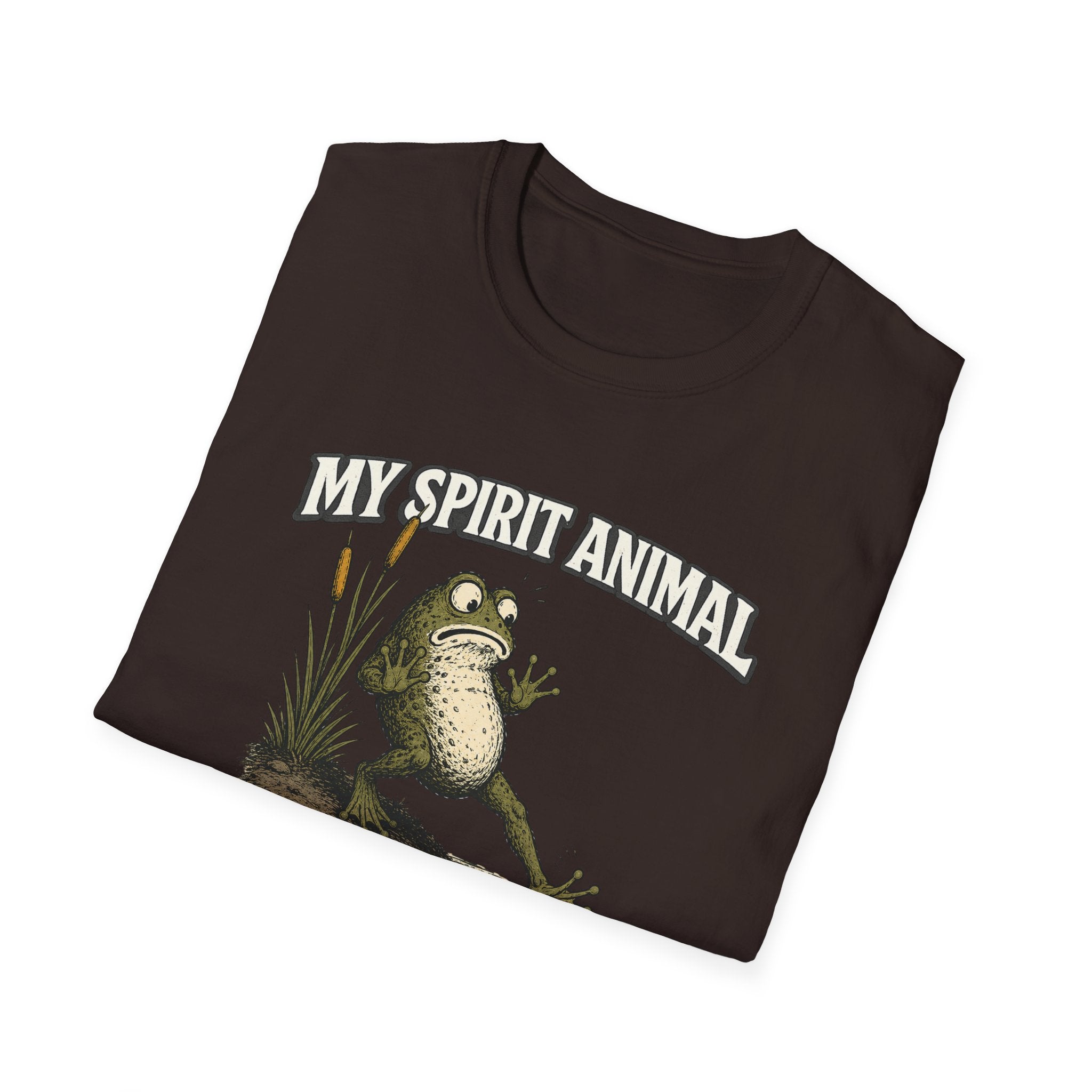 "My Spirit Animal: Frog (Maybe Never)" T-Shirt