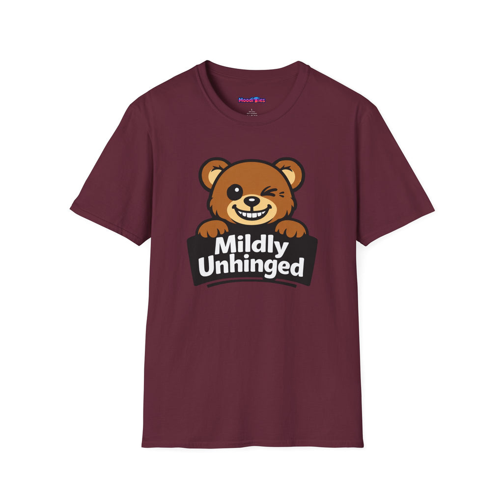 "Mildly Unhinged" Bear T-Shirt