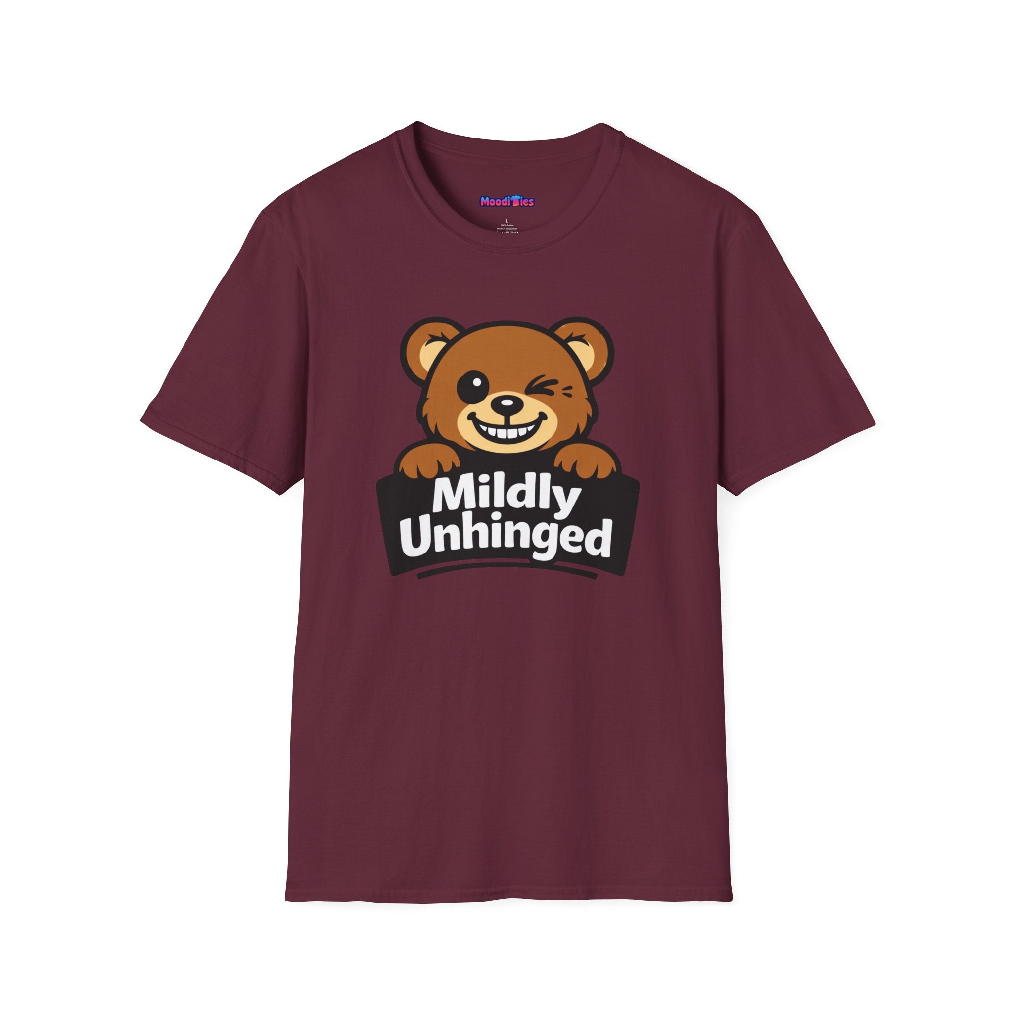 "Mildly Unhinged" Bear T-Shirt