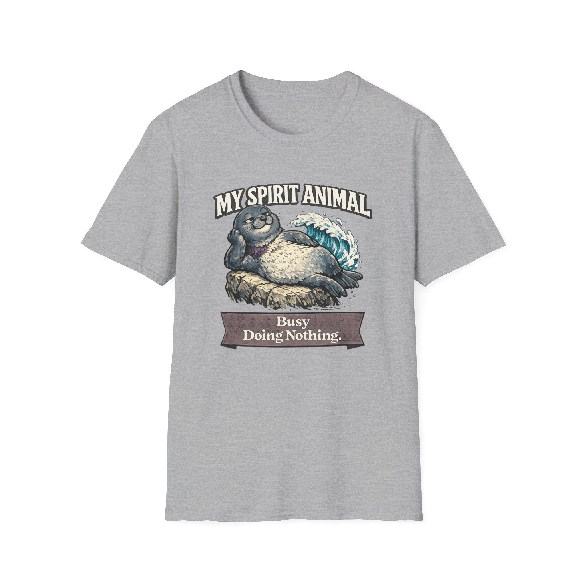 "My Spirit Animal: Seal (Busy Doing Nothing)" T-Shirt