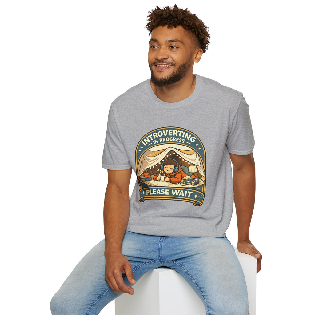 "Introverting In Progress, Please Wait" T-Shirt