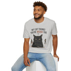 "My Cat Thinks You're Weird Too." Grumpy Cat T-Shirt