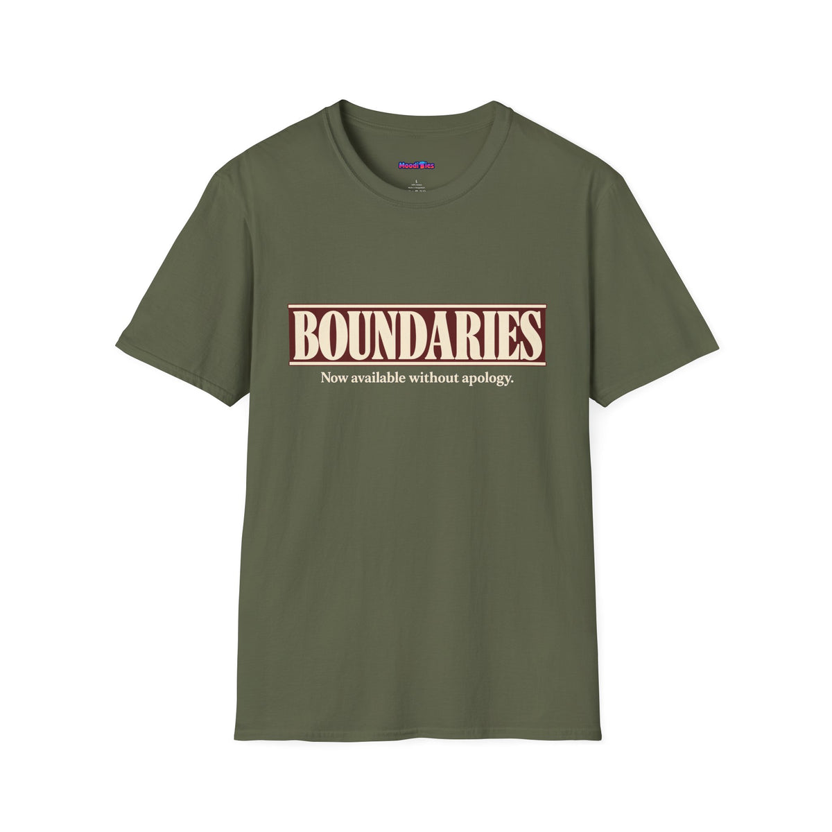 “Boundaries: Now Available Without Apology” T-Shirt