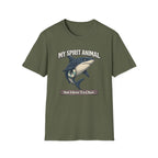 "My Spirit Animal: Shark (Not Here To Chat)" T-Shirt