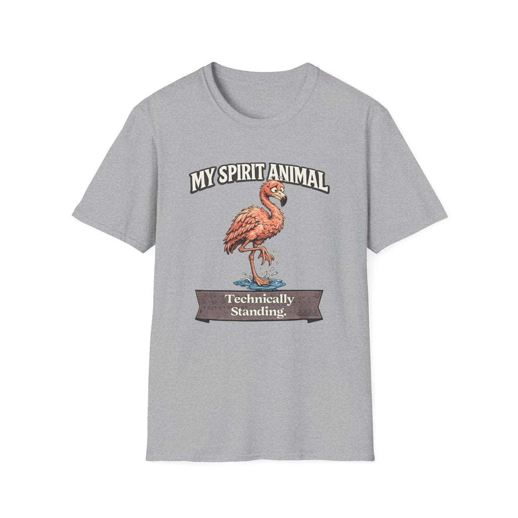 "My Spirit Animal: Flamingo (Technically Standing)" T-Shirt