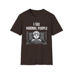 "I See Normal People" Spooked Boy T-Shirt