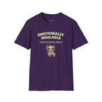 "Emotionally Available (For Sloths Only)" Cute Sloth T-Shirt