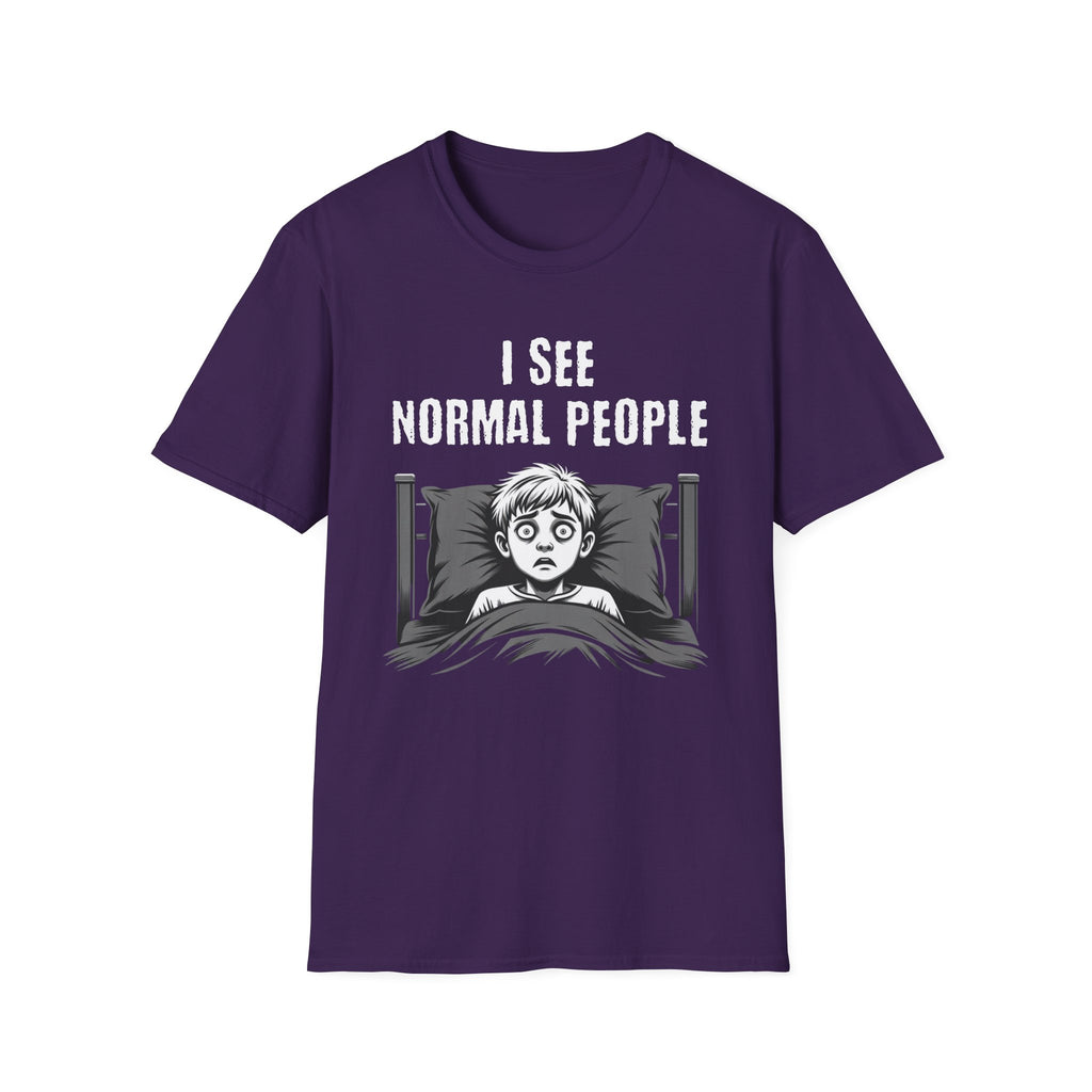 "I See Normal People" Spooked Boy T-Shirt